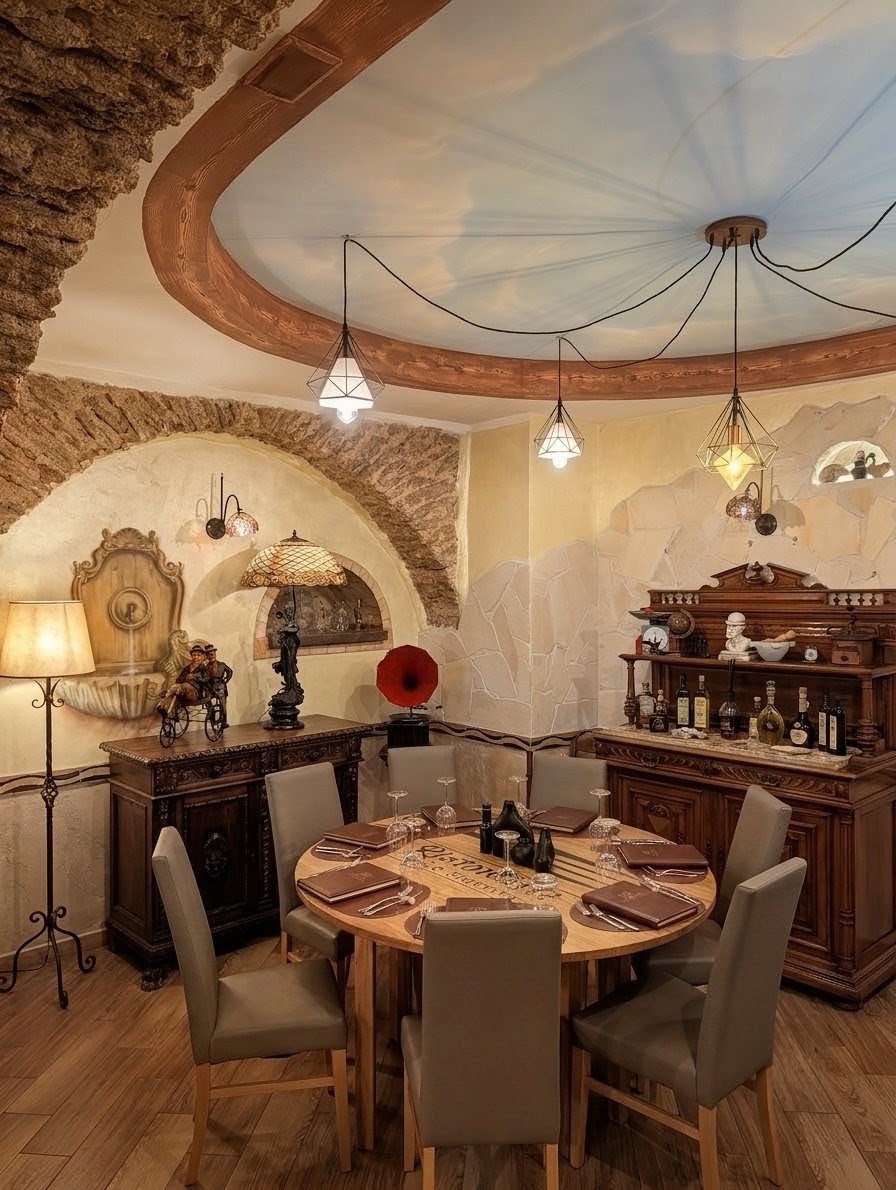Ristorante Lo Stuzzichino - Dettagli arredo sala